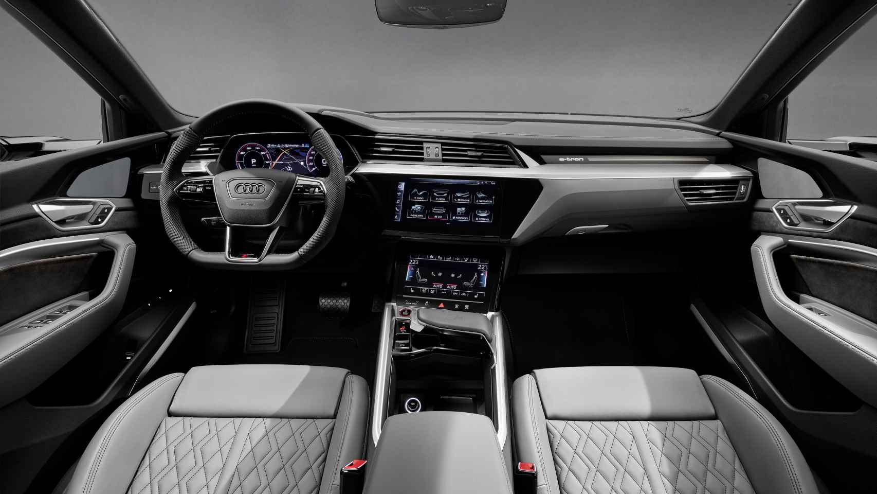 Interior del Audi e-tron S.