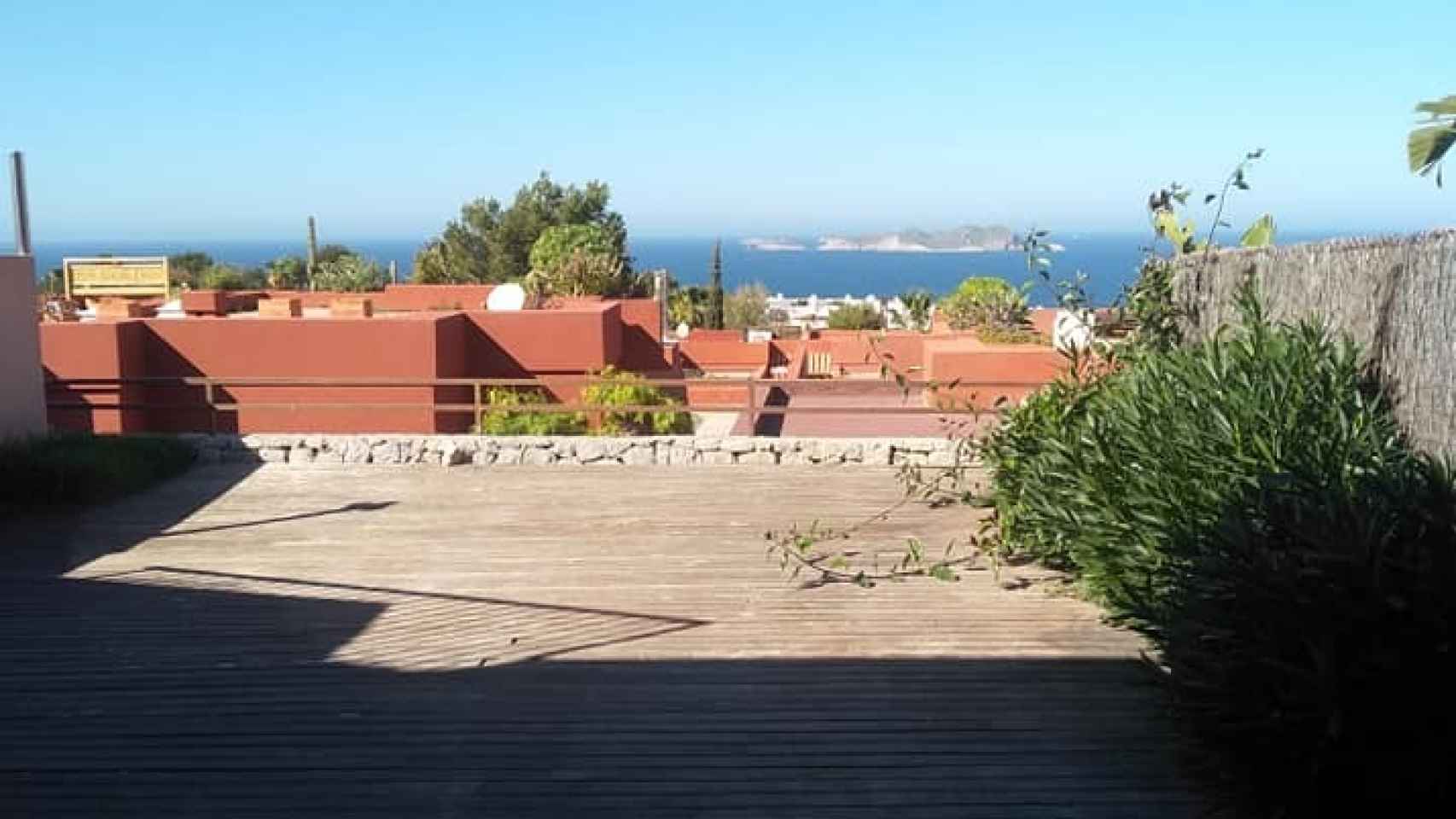 Vistas desde la terraza del chalet de San Josep (Ibiza).