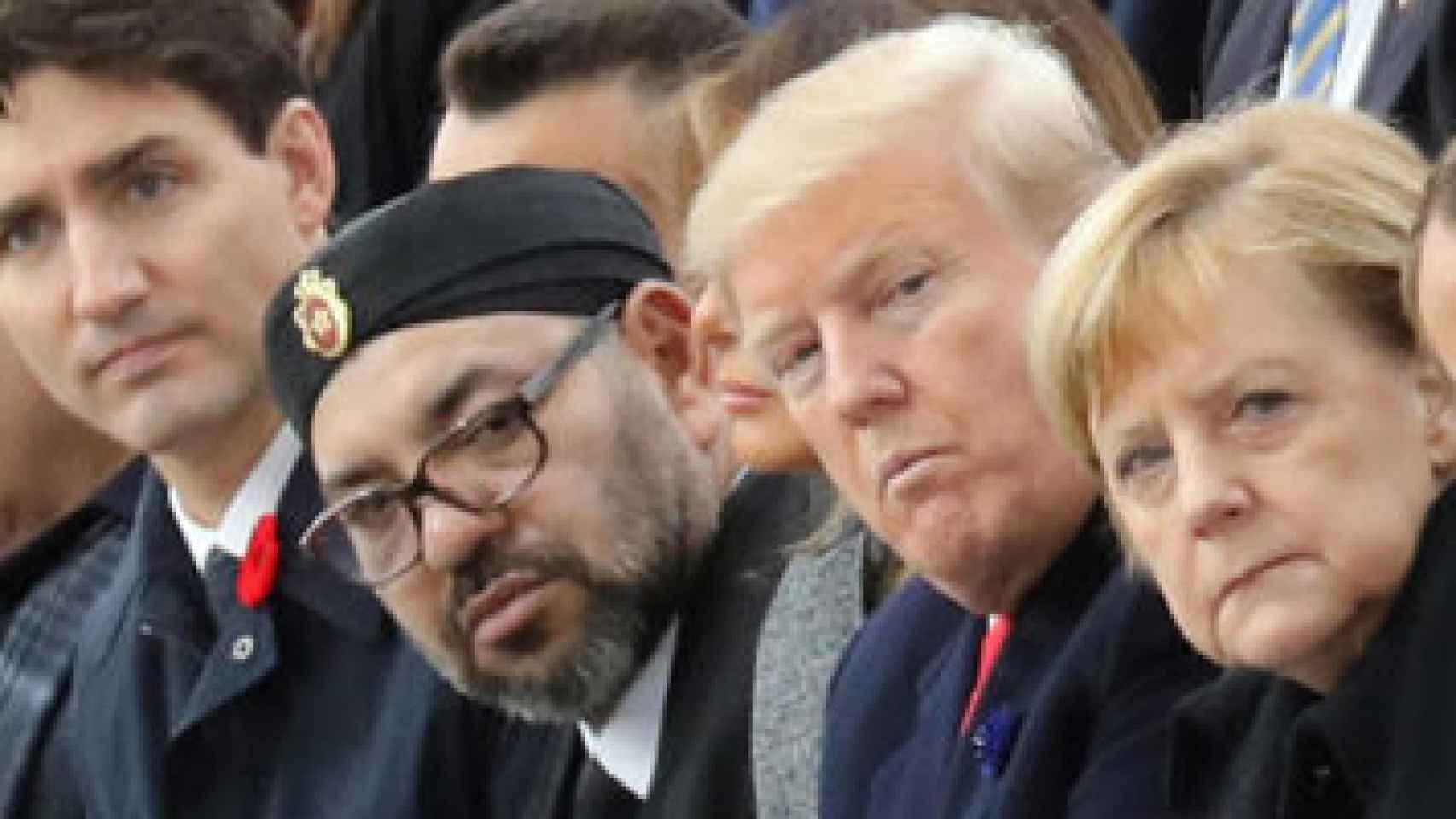 El rey Mohamed VI y el presidente americano, Donald Trump.