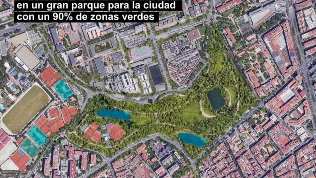 El 'Nou Parc', el parque gigante que quieren construir en el Camp Nou
