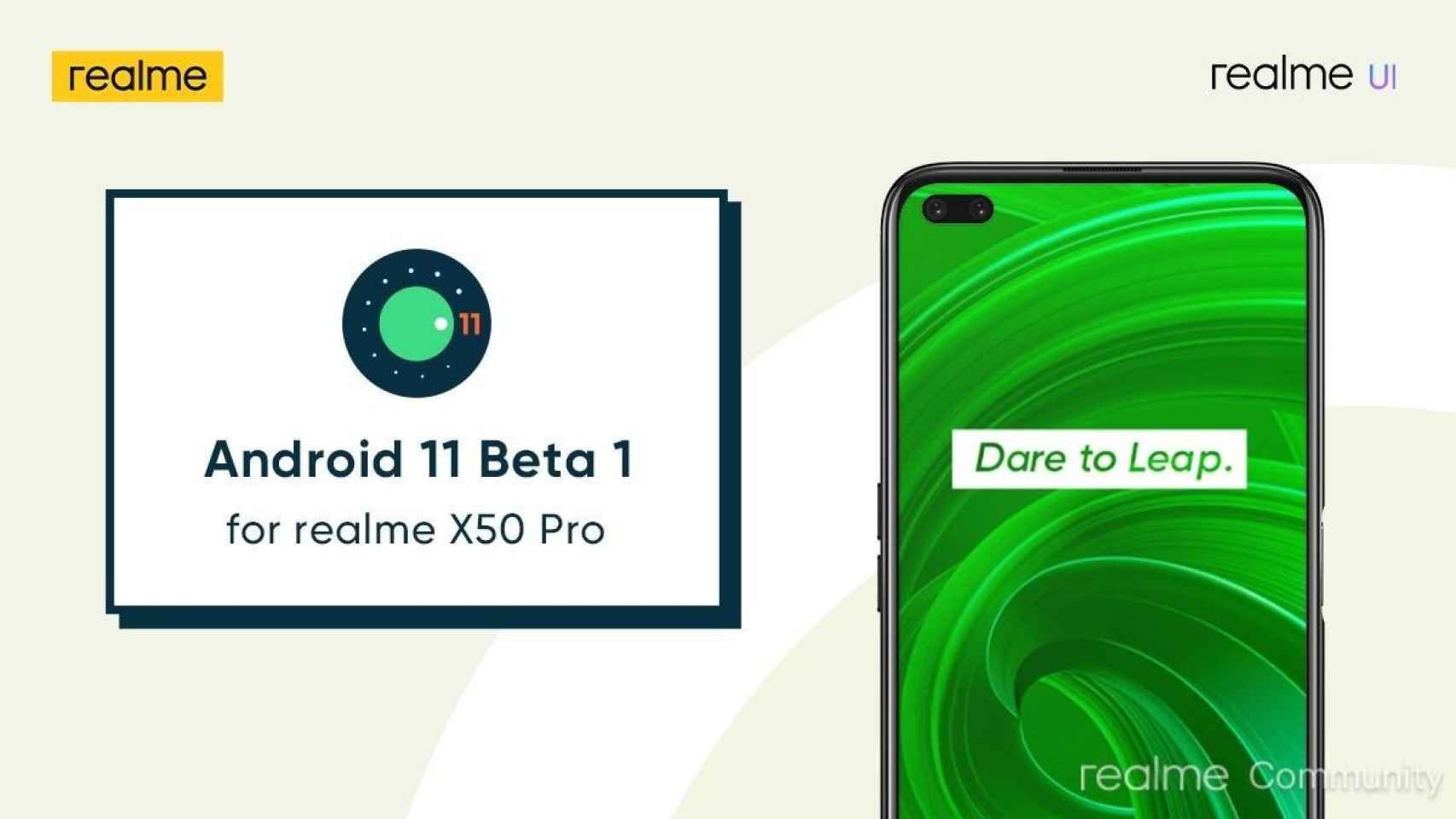 La beta de Android 11 ya disponible para el realme X50 Pro