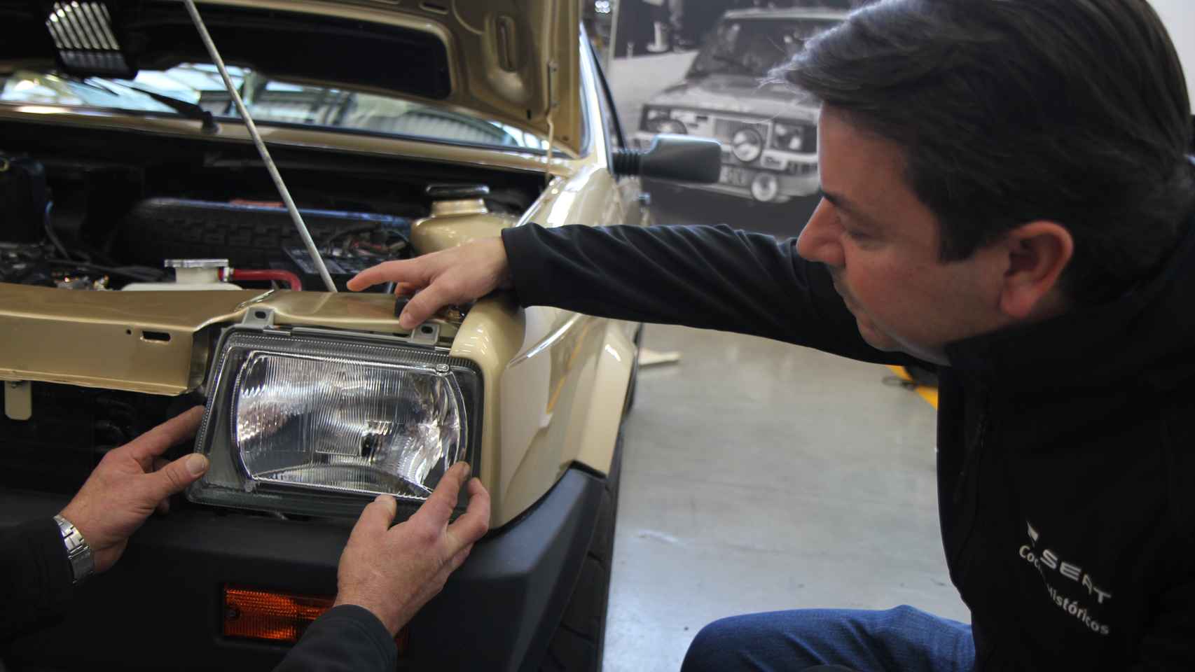Restauración del Seat Ibiza de Felipe VI.