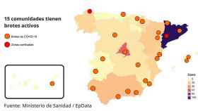 El mapa de los rebrotes de coronavirus en España: 15 comunidades afectadas y dos comarcas confinadas