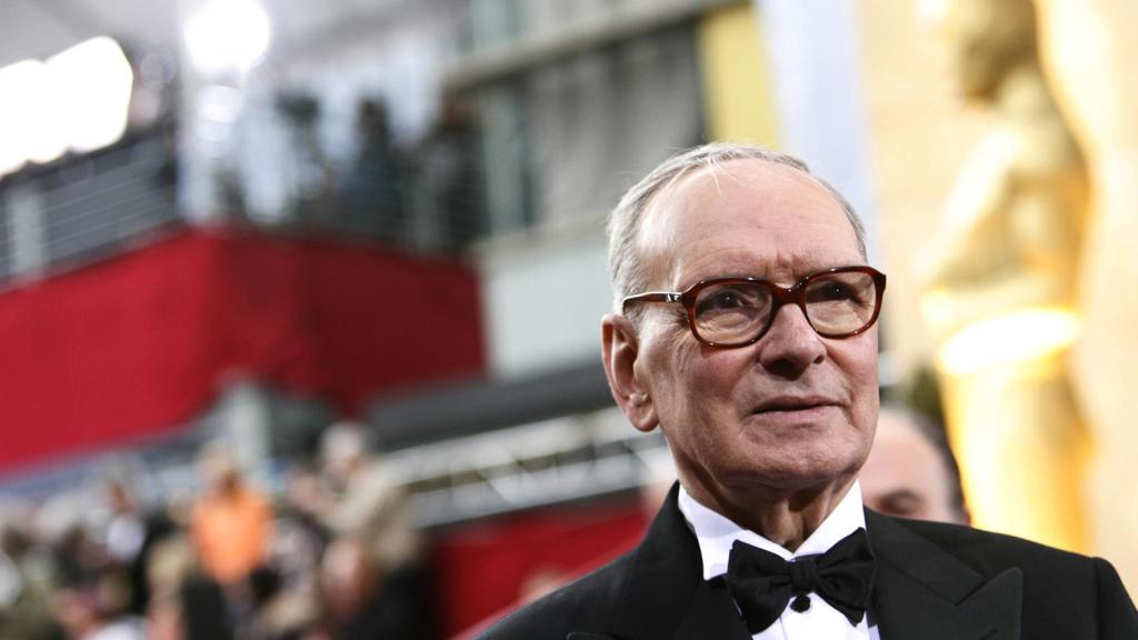 Morricone, durante una gala de los Oscar.