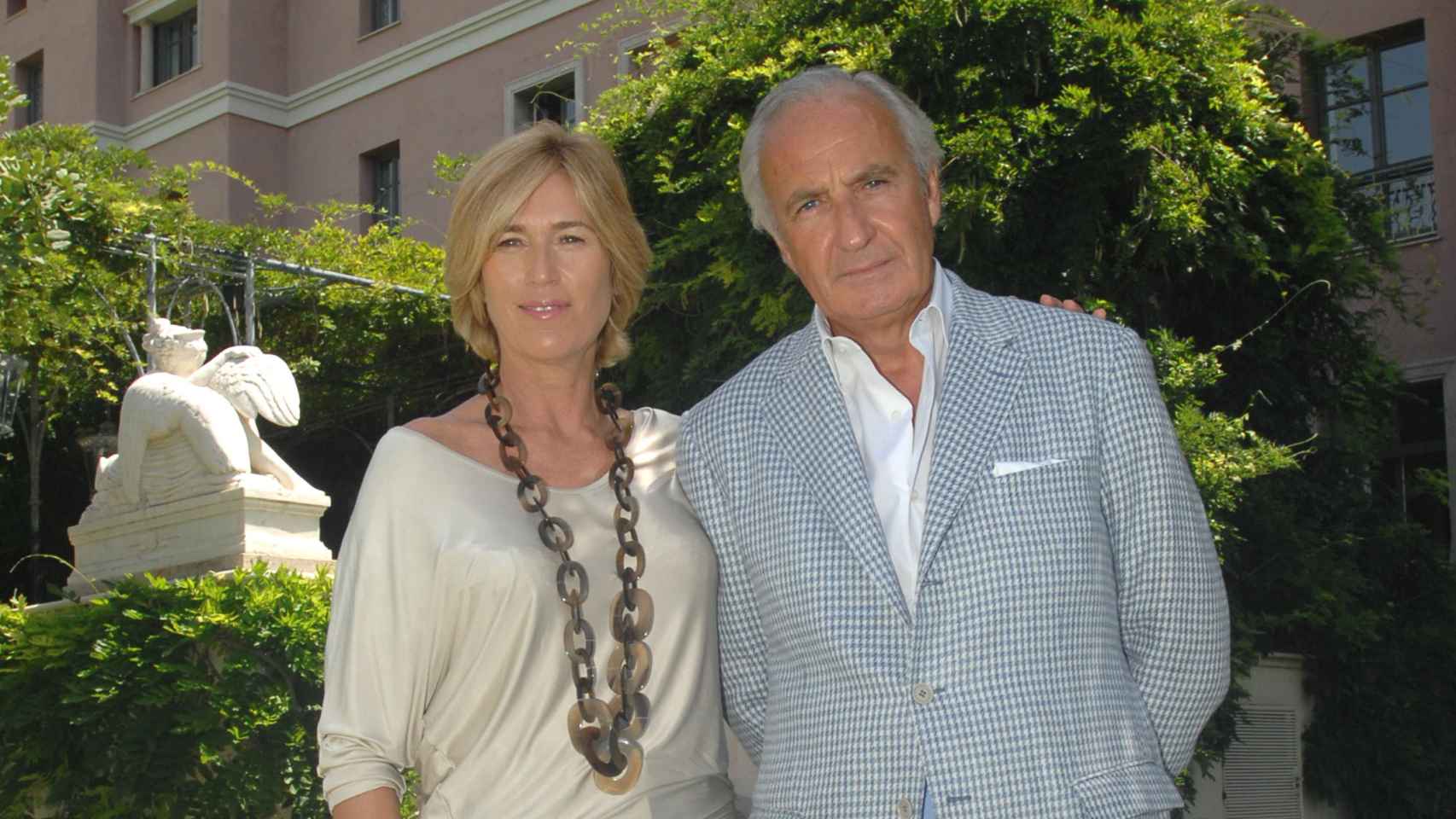 Ricardo Arranz y Alicia Villapadierna en el Hotel Villapadierna de Marbella.
