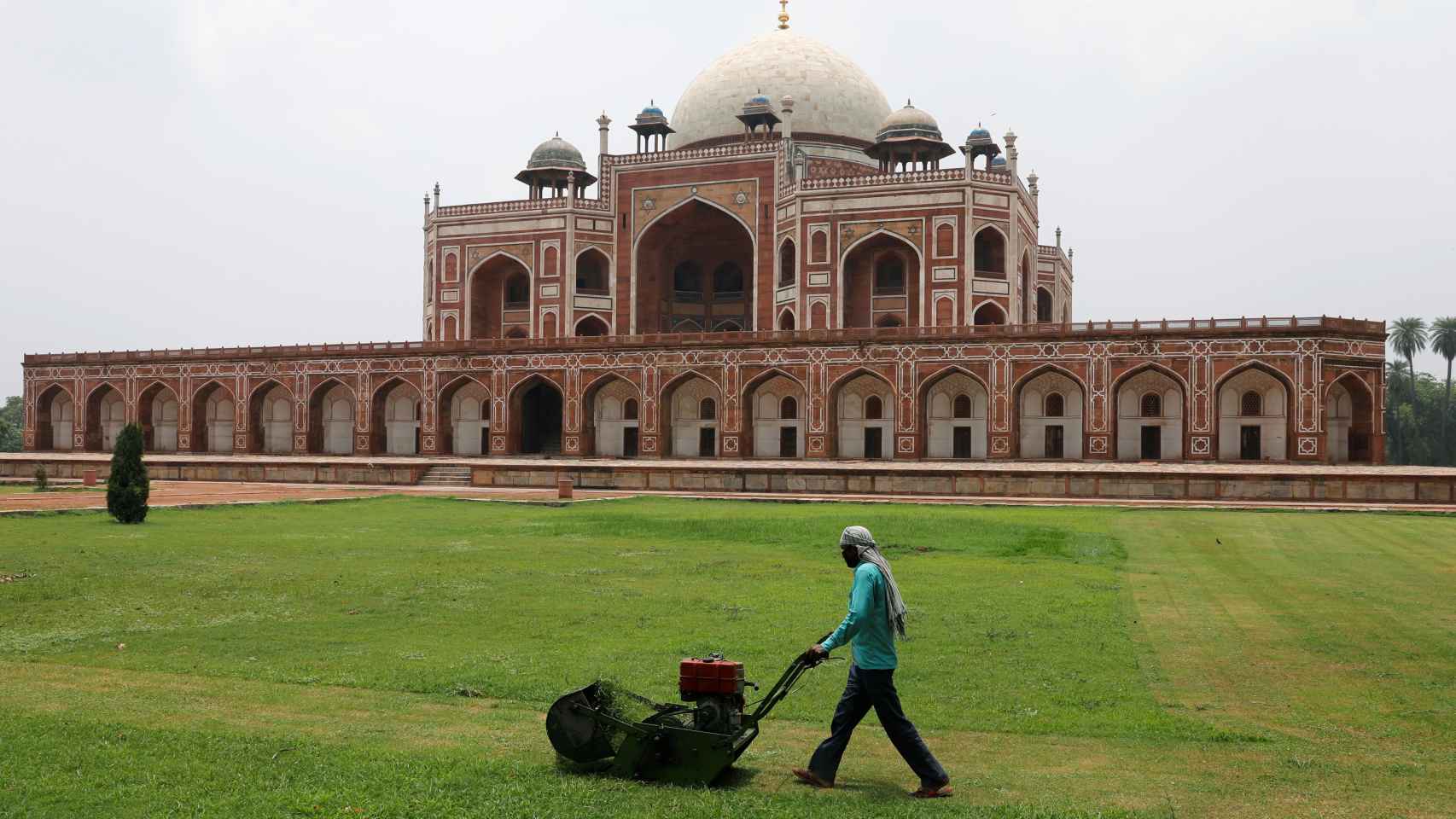 El Taj Mahal permanece cerrado por decisión de las autoridades indias.