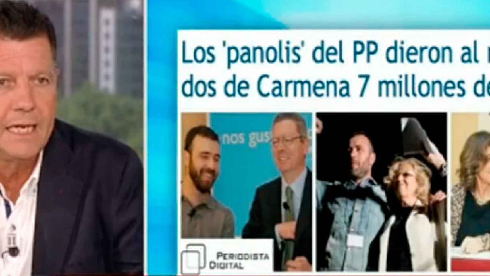 La ‘corrupción’ de Alfonso Rojo: así utiliza Telemadrid para publicitar su periódico