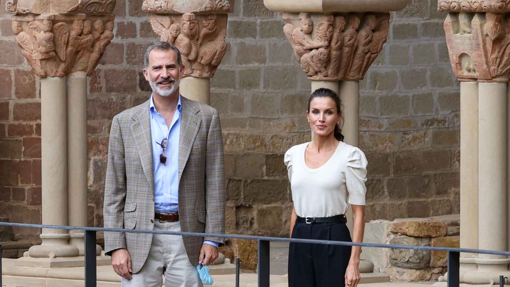 Felipe y Letizia en Huesca.