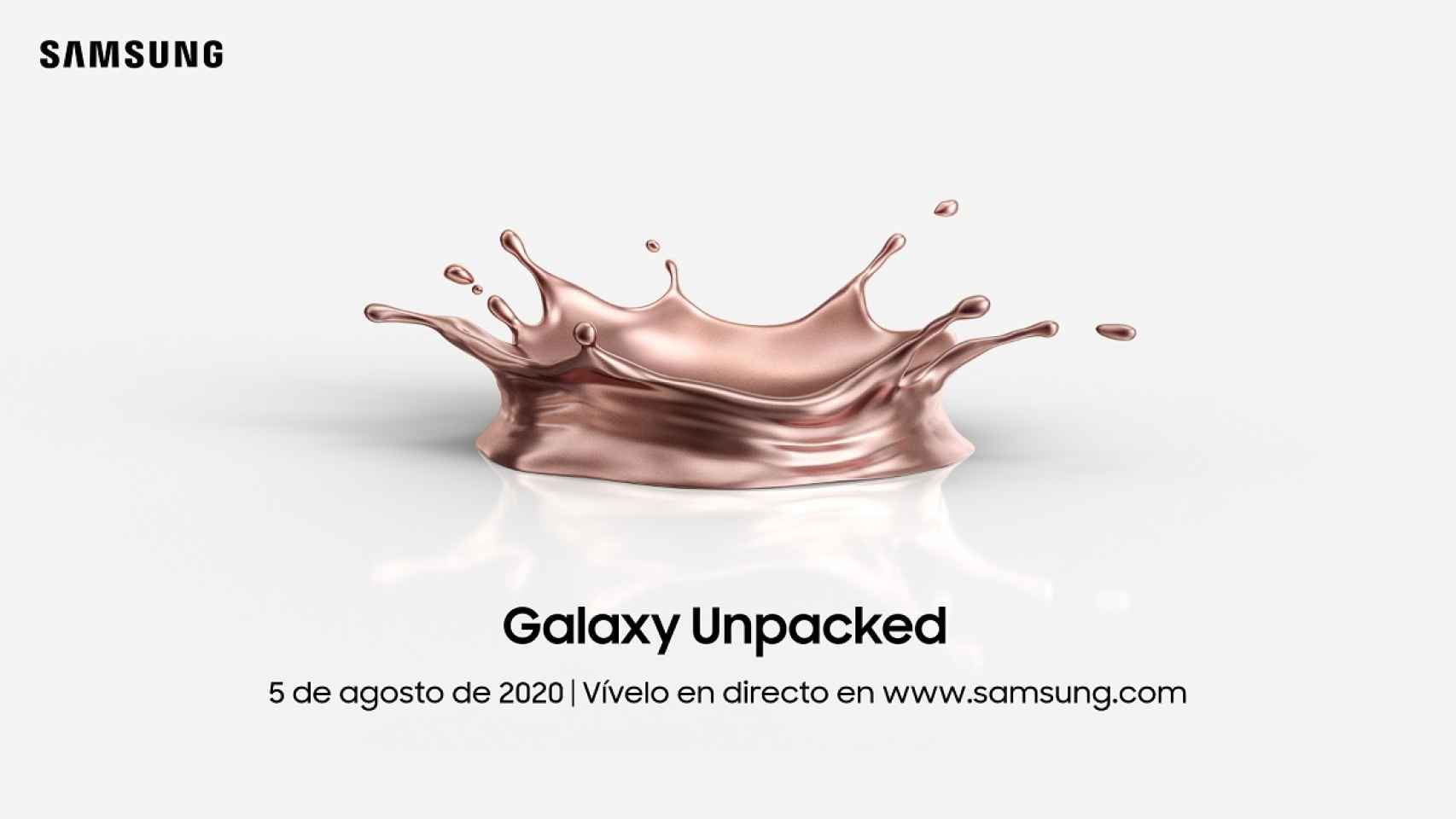 Samsung confirma la fecha de presentación de los Galaxy Note 20