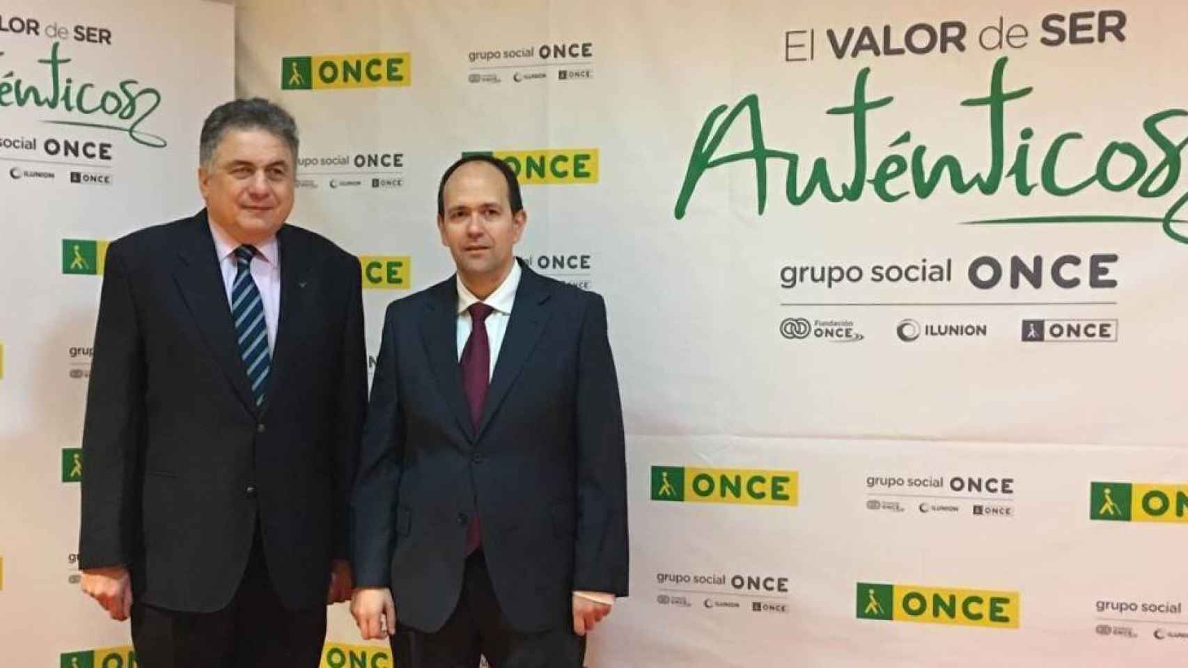 Carlos Javier Hernández y José Martínez, principales responsables de la ONCE en Castilla-La Mancha