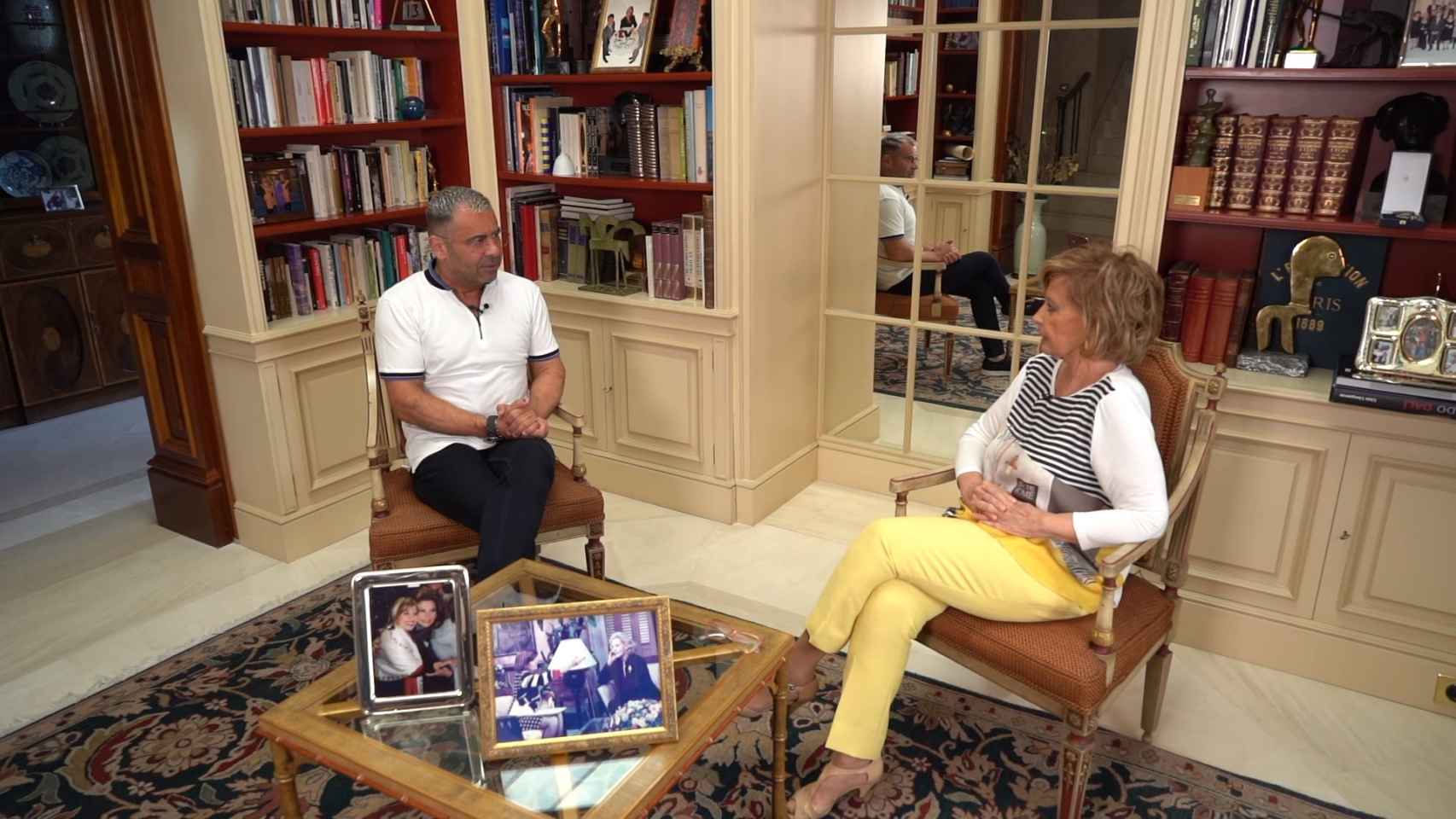 El presentador Jorge Javier Vázquez ha visitado la casa de María Teresa Campos.