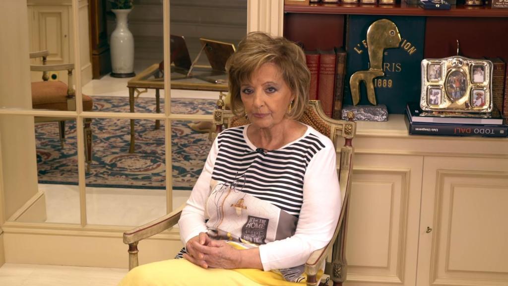 María Teresa Campos durante la última entrega de 'Enredados'.