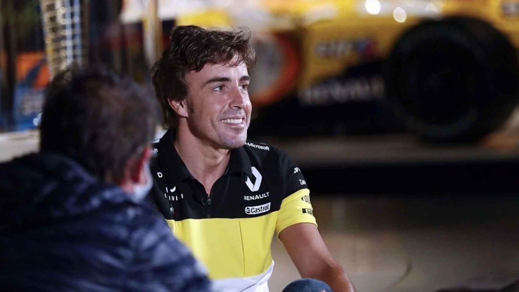 Fernando Alonso, en su presentación como nuevo piloto de Renault F1 para 2021