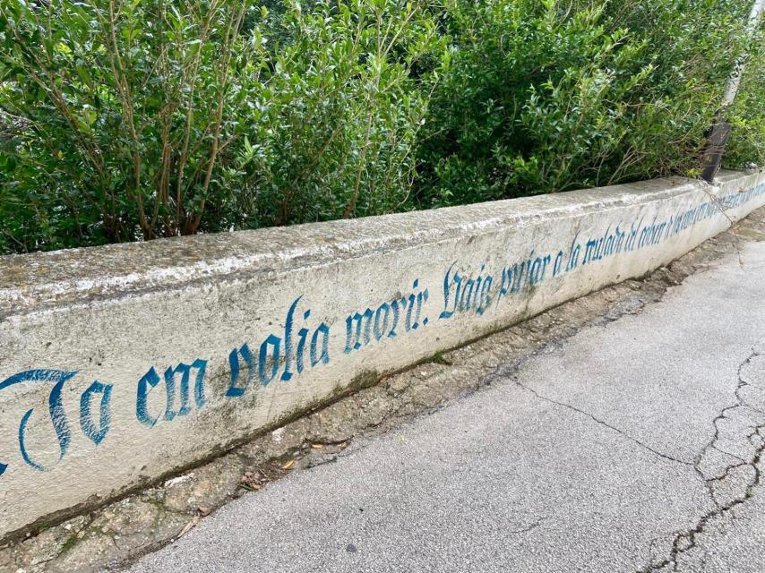 Yo me quería morir.... Así empieza el texto de la subida al cementerio de Portbou