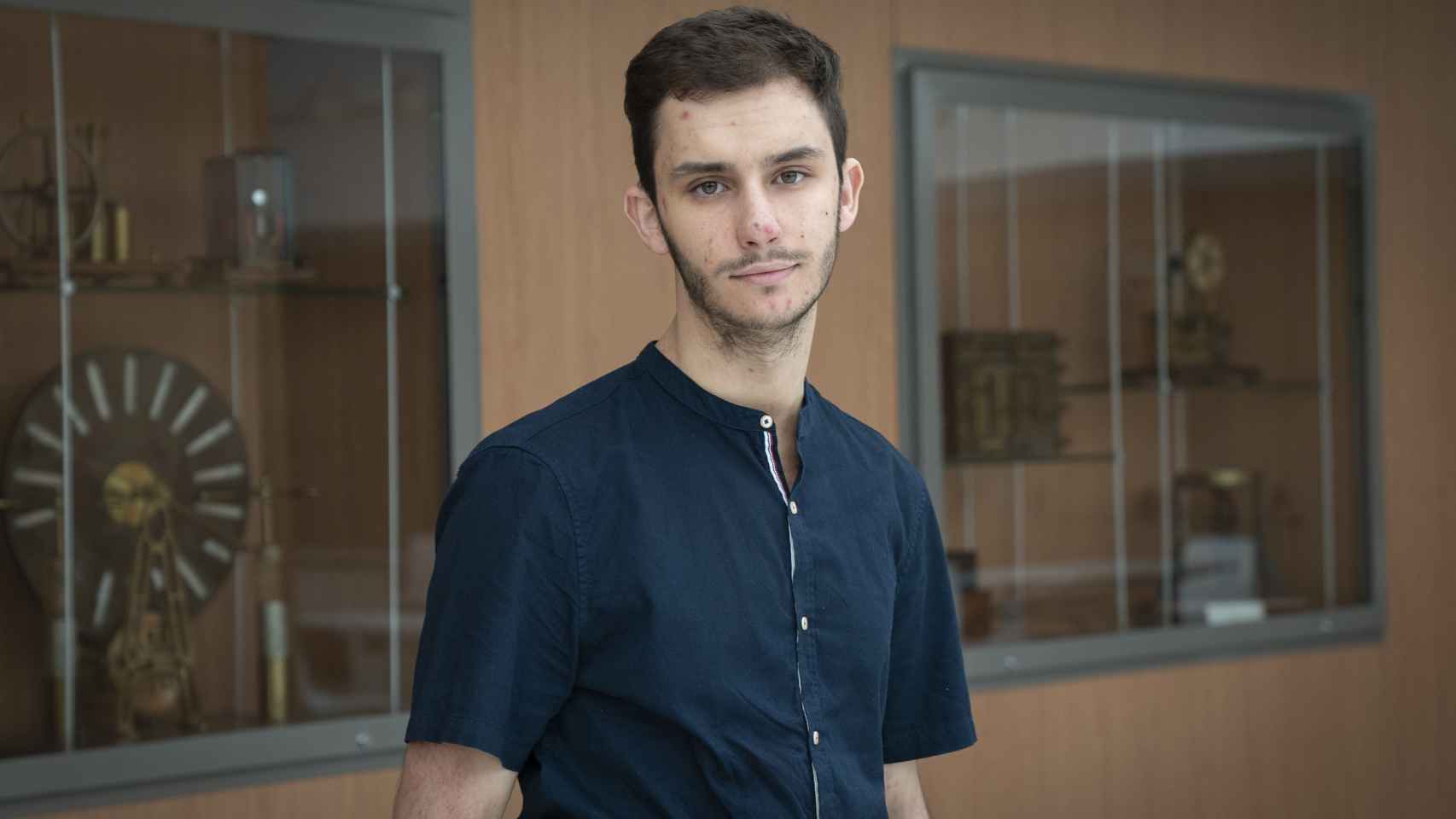 Enrique Sánchez está en cuarto curso y quiere dedicarse a la investigación matemática avanzada.