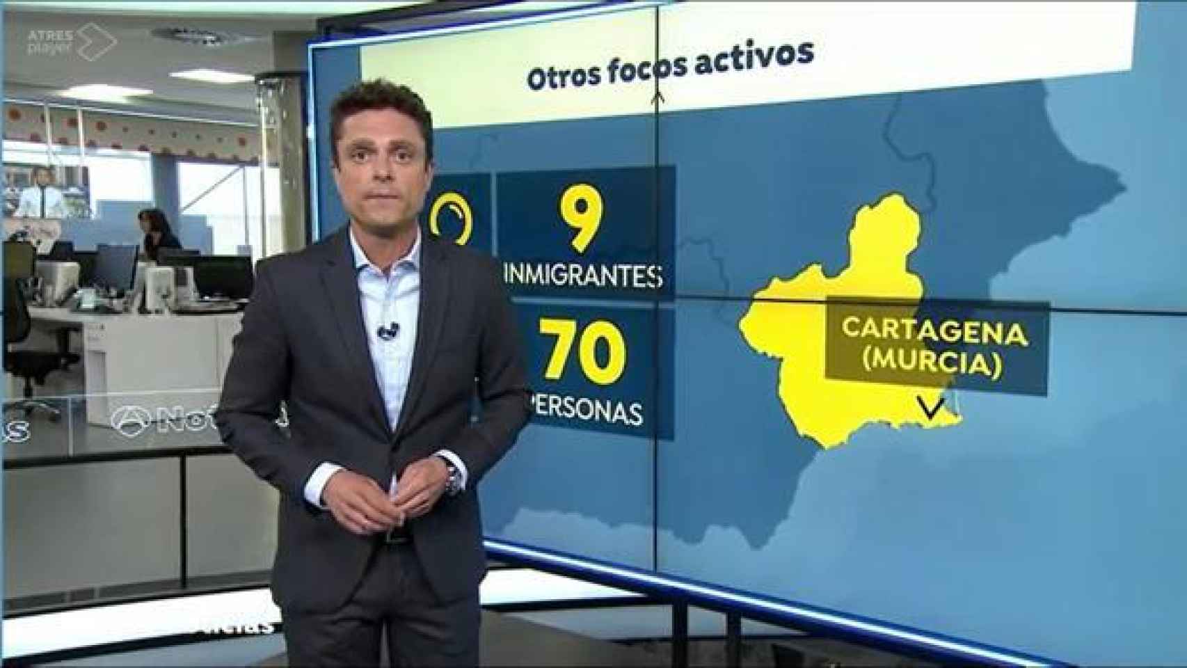 Javier Gallego en 'Antena 3 Noticias'
