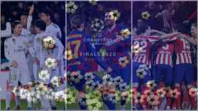 Real Madrid, Barcelona y Atlético, en la Champions League