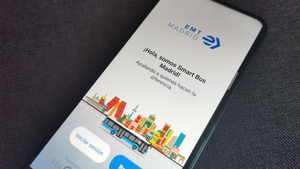 App de EMT Smart Bus Madrid.