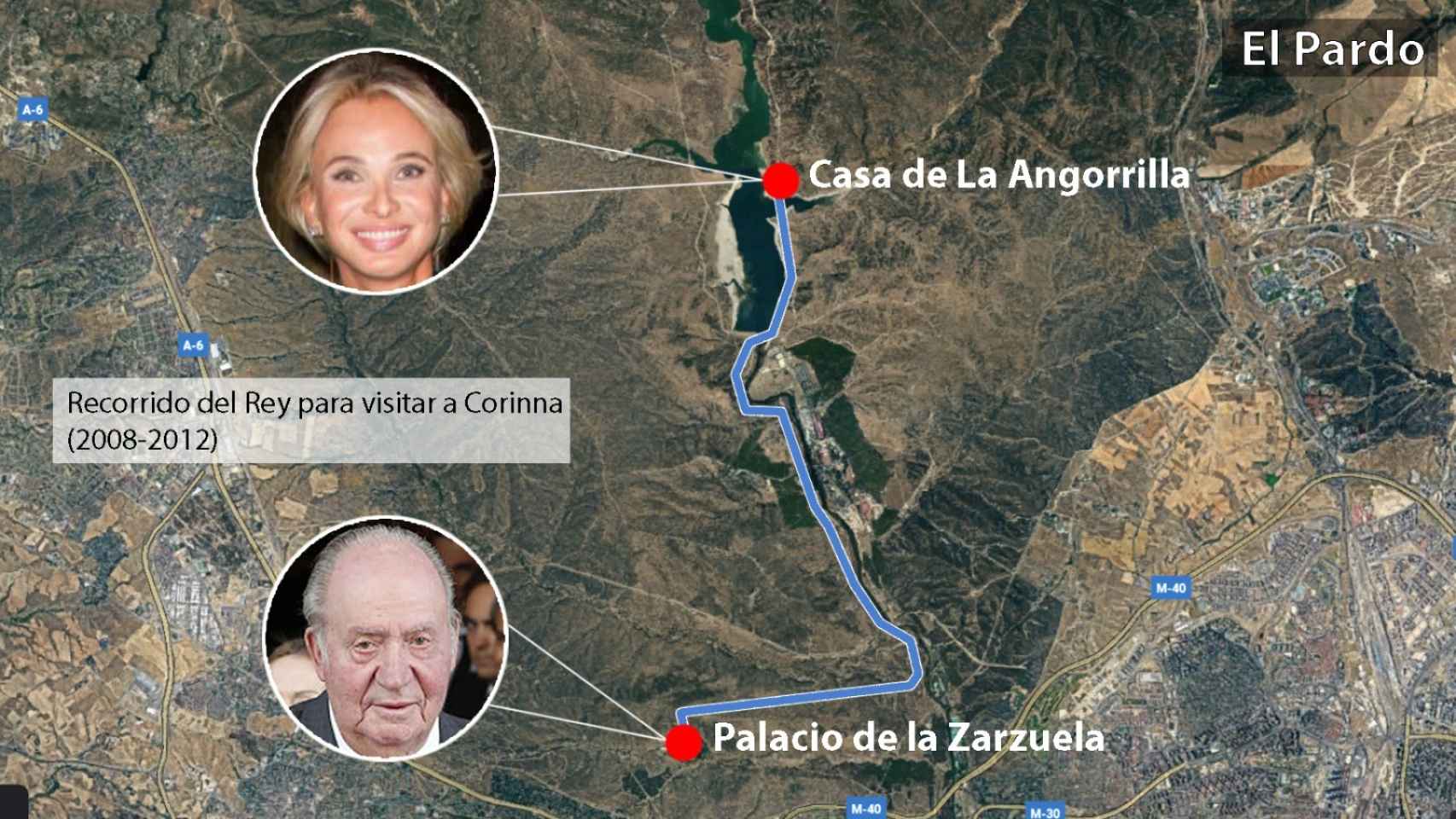 La Angorrilla, el hogar paralelo que Juan Carlos montó con Corinna junto a Zarzuela: amor y negocios