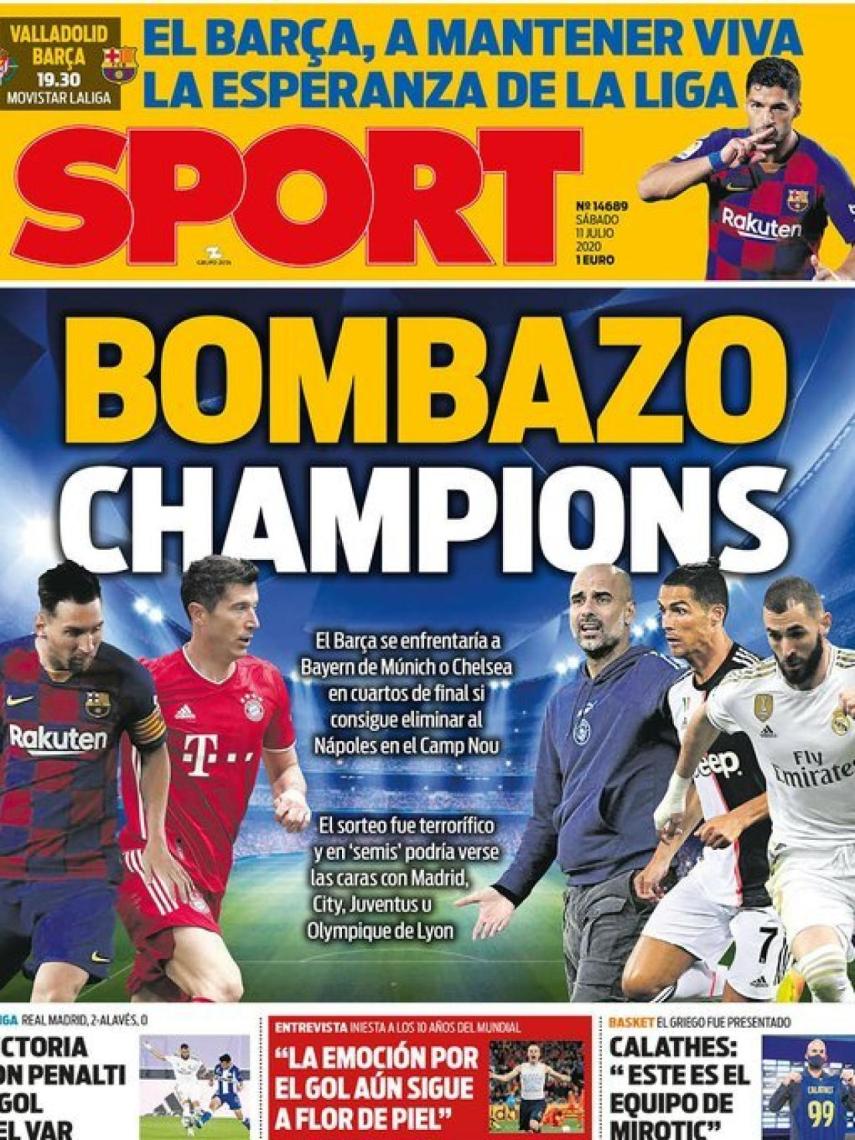 La Portada Del Diario Sport 11072020 6739