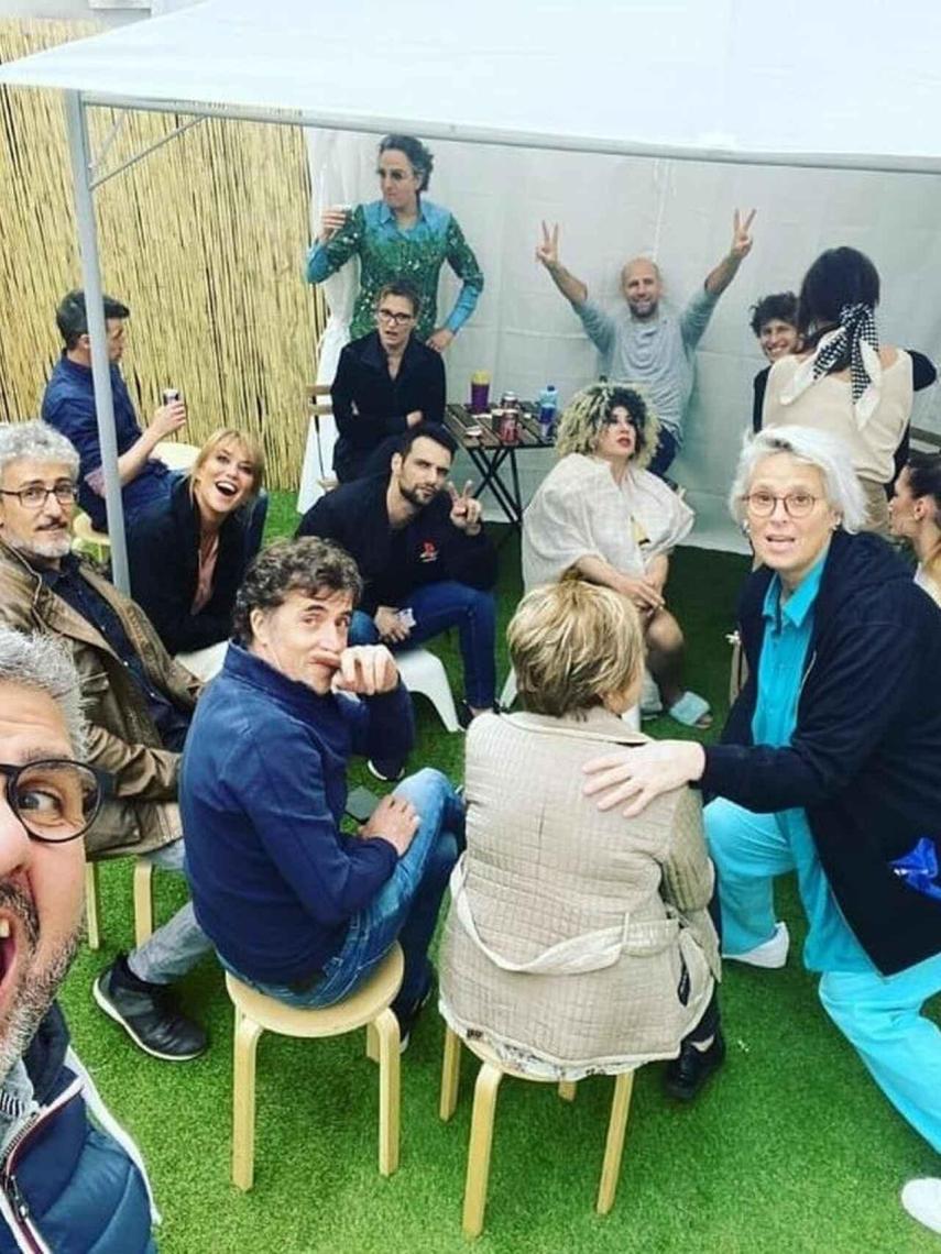 Los concursantes de 'Masterchef celebrity' durante el confinamiento.