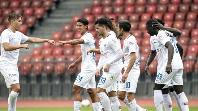 El FC Zurich celebra un gol