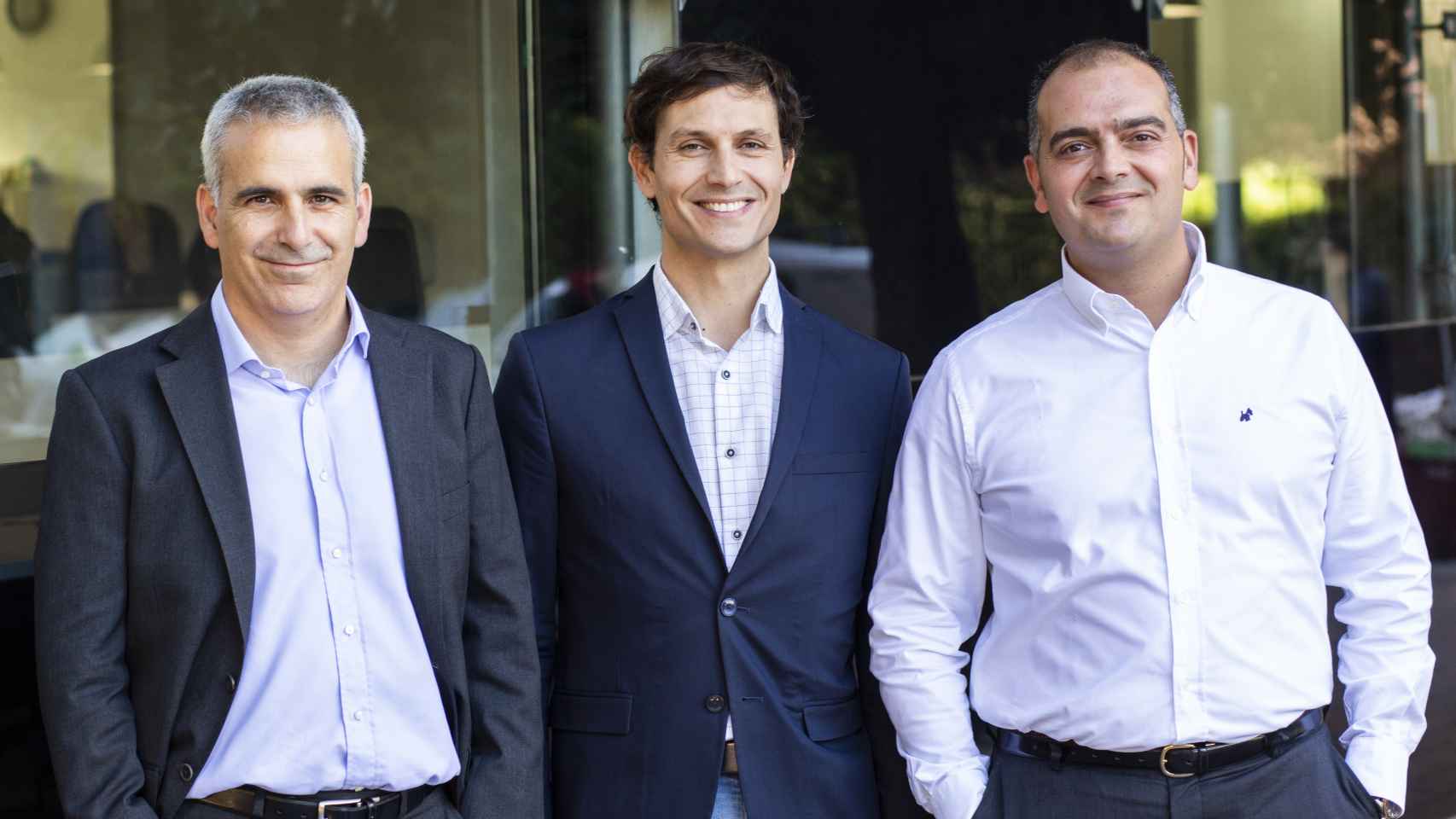 Jorge Siero, Álvaro Menéndez y Pedro Perelló, responsables de Fintup.