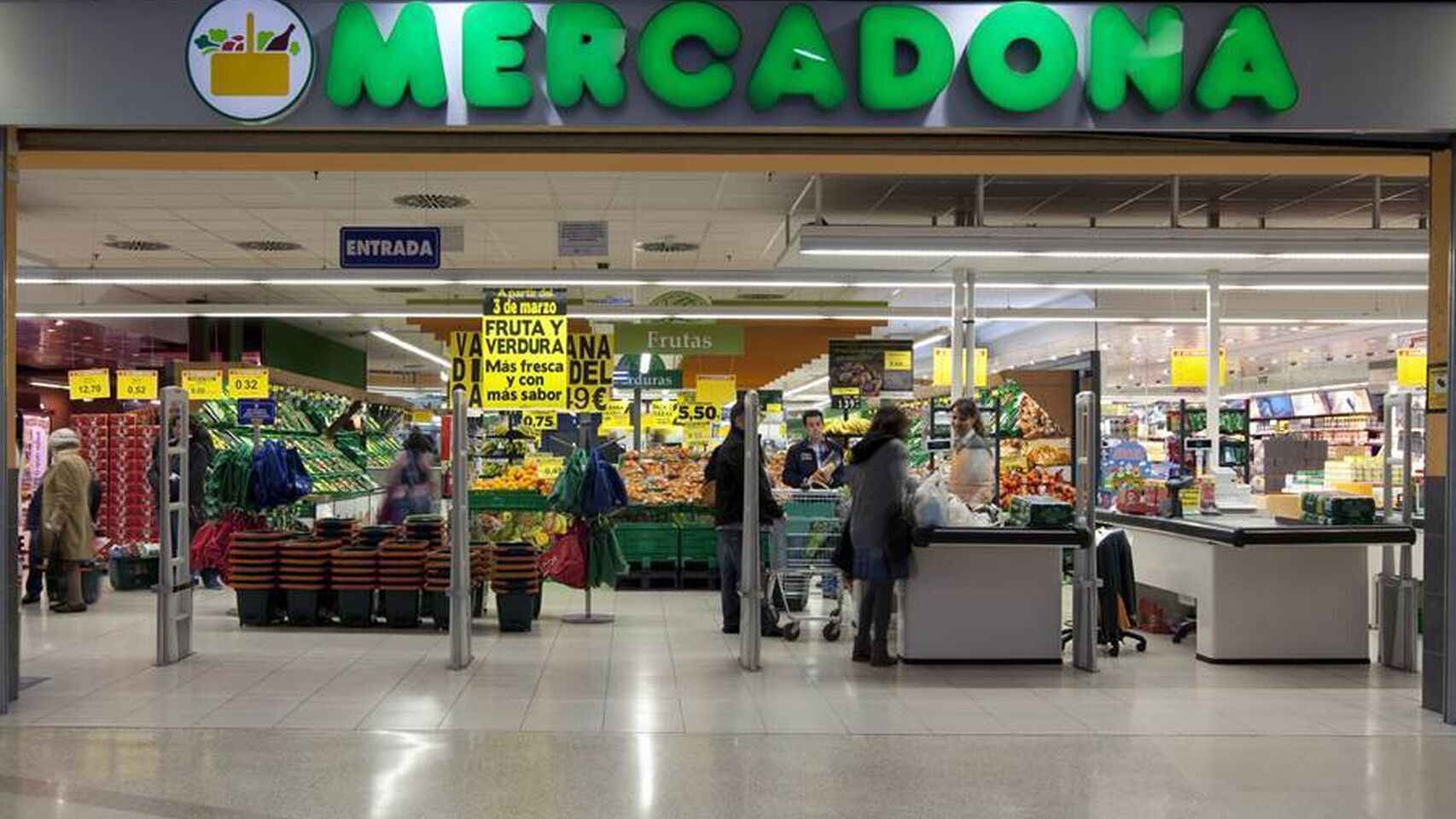 Un supermercado Mercadona.