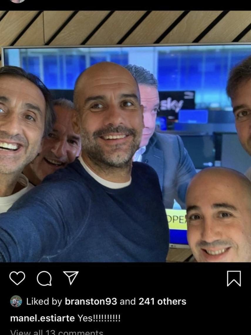 La publicación en Instagram de Manel Estiarte