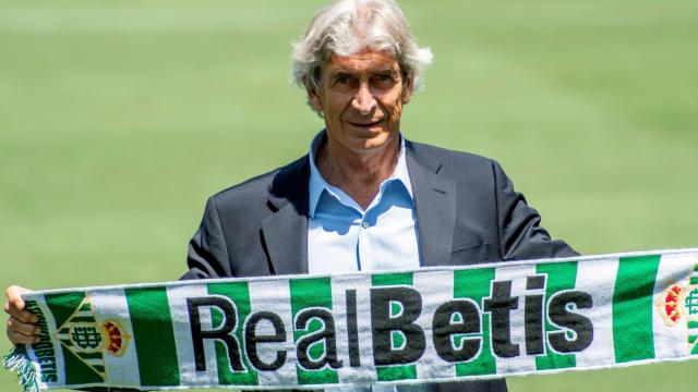 Manuel Pellegrini, en su presentación como entrenador del Betis