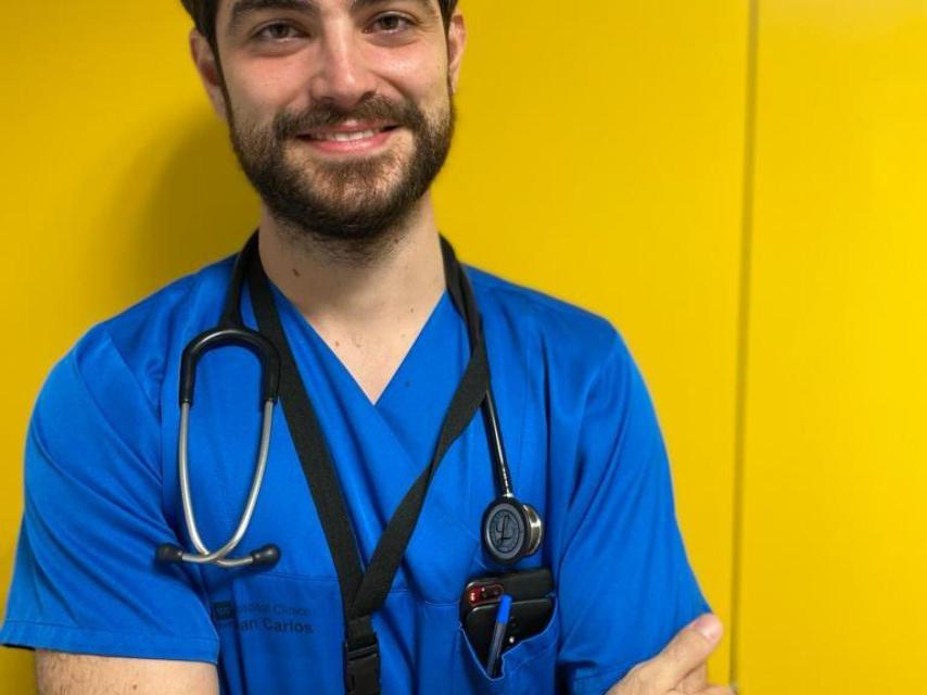 Diego se ha manifestado por unas mejores condiciones laborales para los MIR.