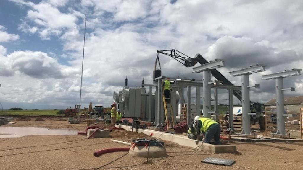 Construcción de un parque fotovoltaico. Ibox Energy
