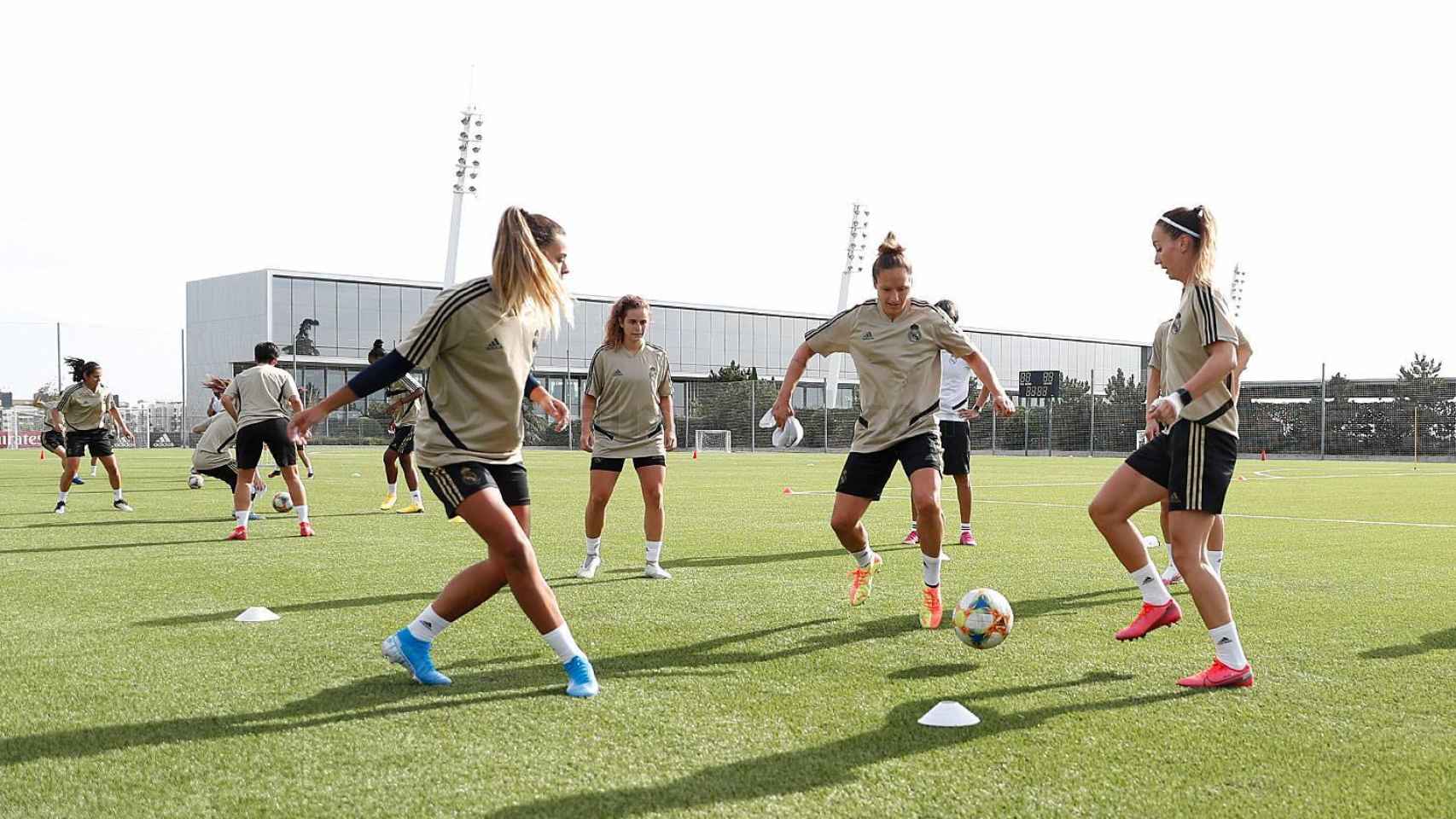 Entrenamiento del Real Madrid Femenino