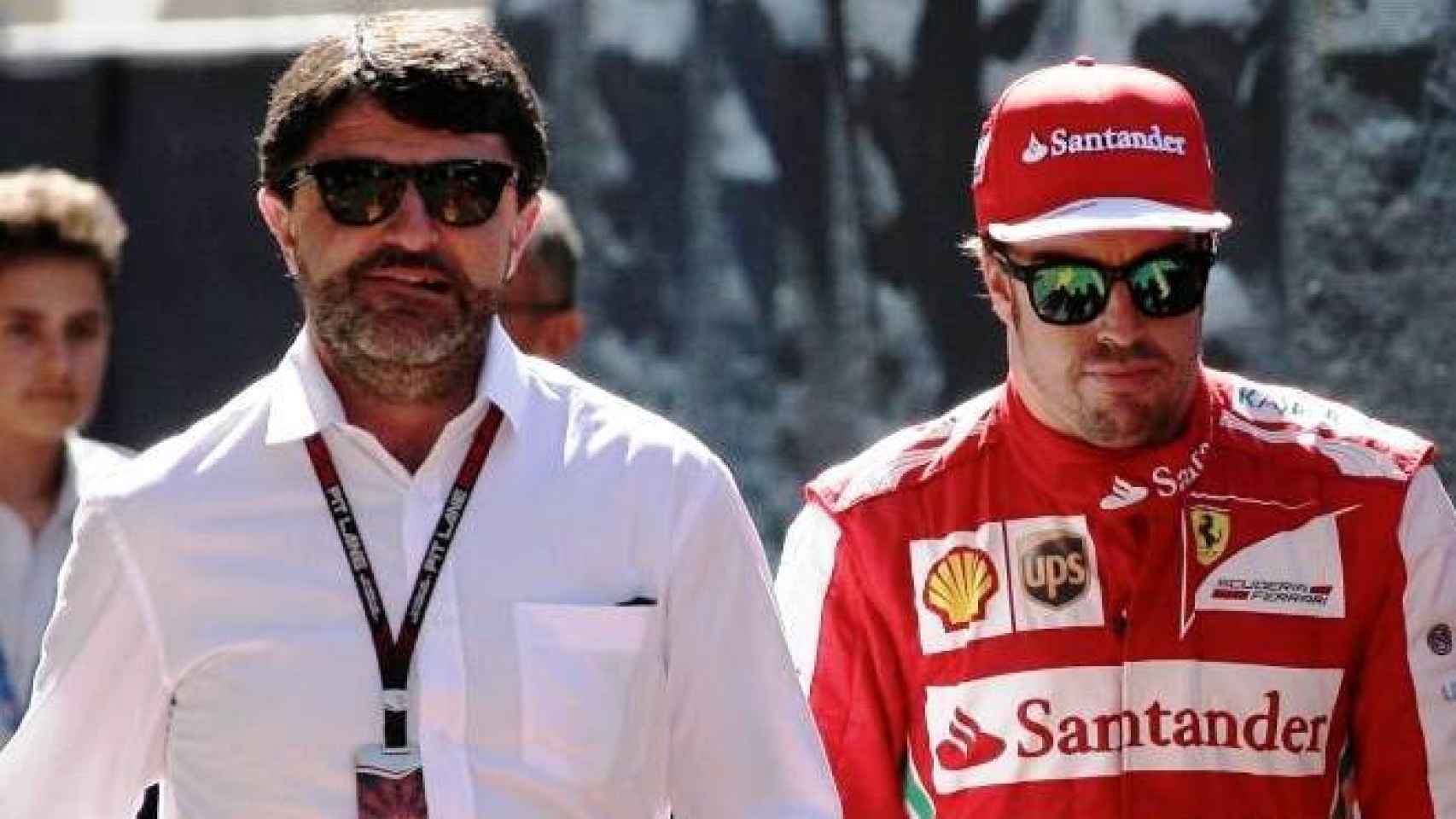 Luis García Abad y Fernando Alonso (Foto: Ciclo 21)