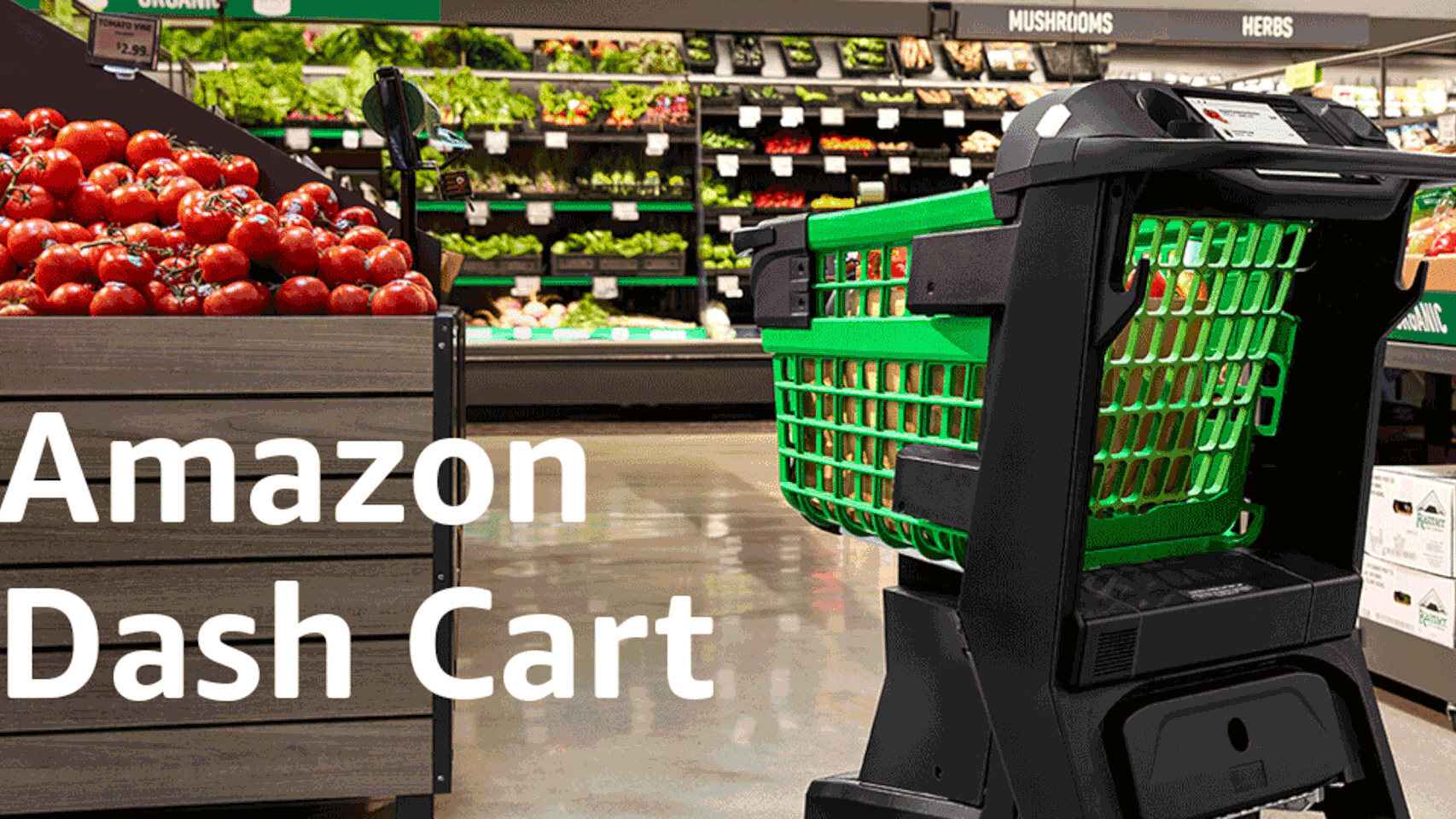 Amazon usará su carro de la compra inteligente primero en sus tiendas