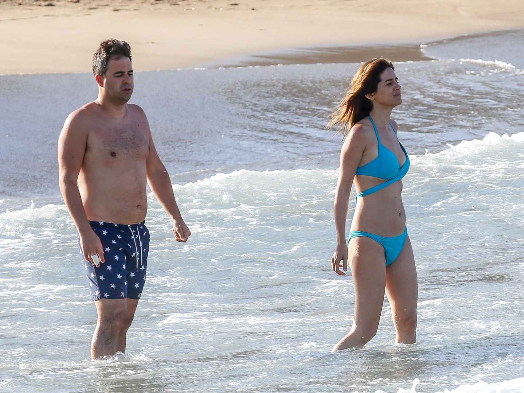 Álex Cruz e Isabel Jiménez, en las playas de Almería este mes de julio.