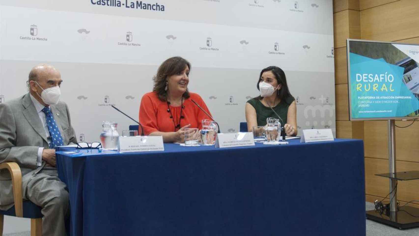 Rafael Torres, Patricia Franco y Carla Avilés