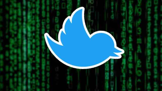 Logo de Twitter hackeado