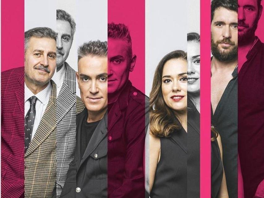 Póster de la obra 'Distinto', en la que participa como actor Kiko Hernández.