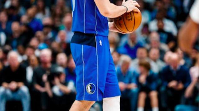 Doncic antes de un partido