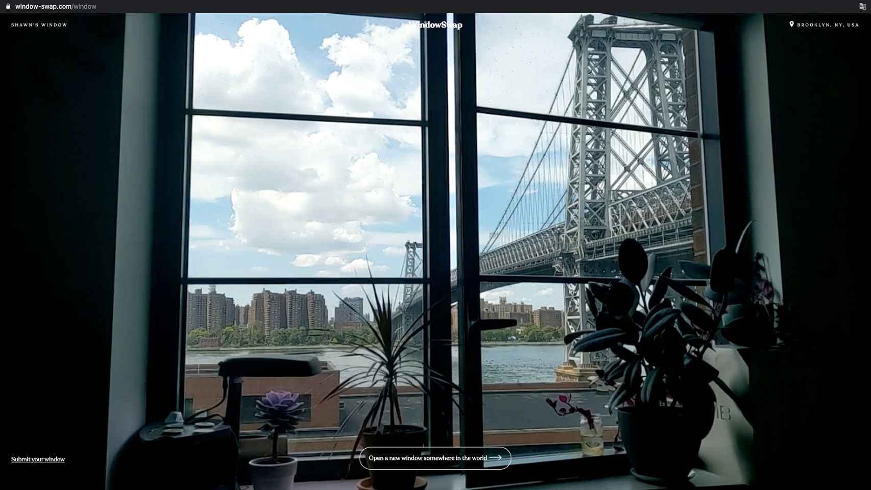 Vista desde una ventana en Brooklyn.