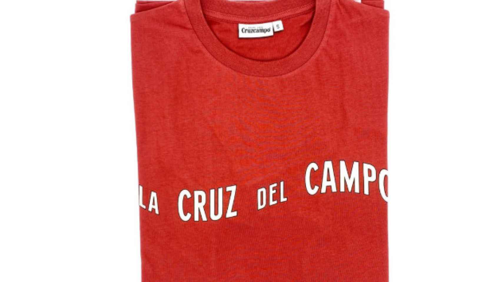 Camiseta Cruz del Campo de la nueva línea de ropa de Cruzcampo