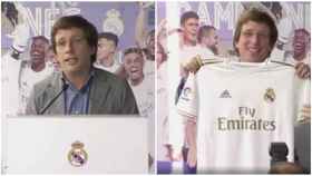 El momentazo de Almeida durante la celebración del Real Madrid