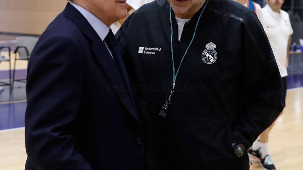 Florentino Pérez y Pablo Laso