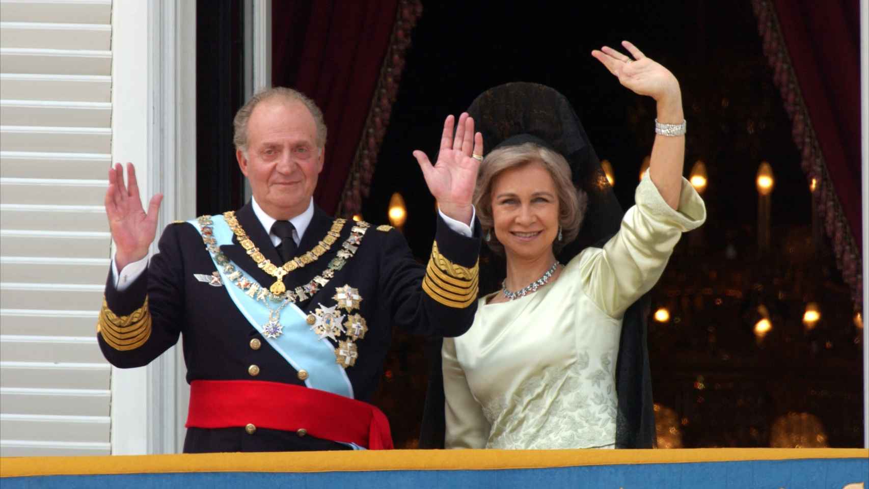 Los Reyes eméritos Juan Carlos I y Sofía de Grecia.