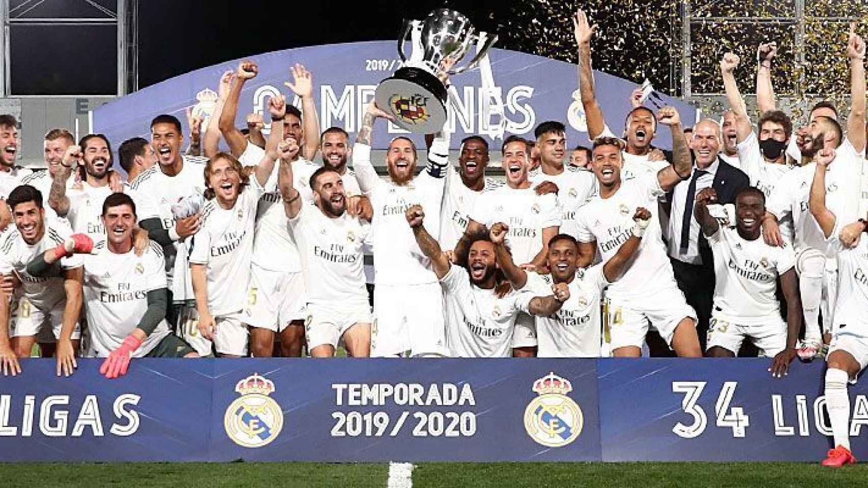 El Real Madrid celebra La Liga