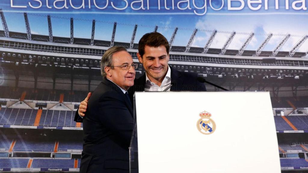 Florentino Pérez e Iker Casillas