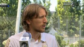 Luka Modric en una entrevista