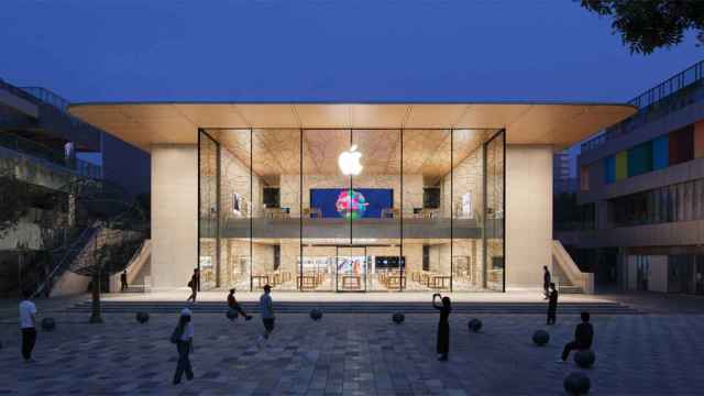 La nueva Apple Sanlitun en la capital china.