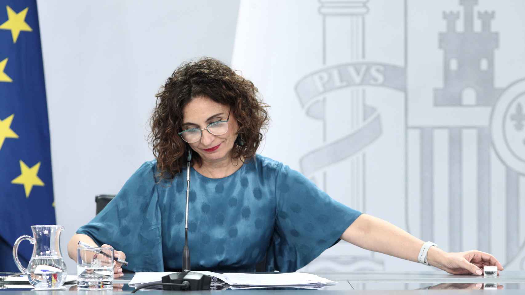 María Jesús Montero, en la rueda de prensa posterior al Consejo de Ministros.